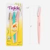 TINKLE DORCO EYEBROW RAZOR, 5 PACKS (15 RAZORS)