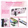 Switch Protective Case, Comfortable and Sleek Switch Cover Case with Soft TPU Joycon Covers - Cow Print