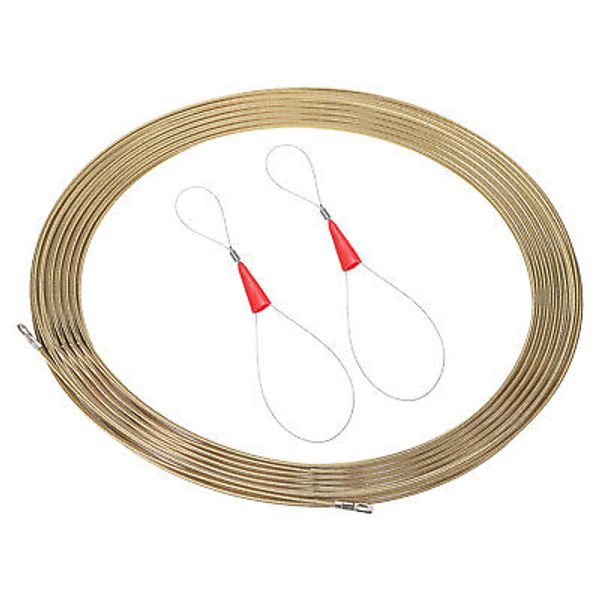 Fish Tape Electrical Wire Threader Wire Puller, 30m with 2 wire harnesses