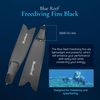 Blue Reef Freediving Fins - Black, 39/40