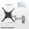 VIVO Quick Release RV TV Wall Mount for 13" - 43" Screens, Lockable Bracket