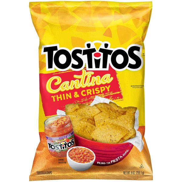 Tostitos Cantina Thin And Crispy Tortilla Chips 9 Oz