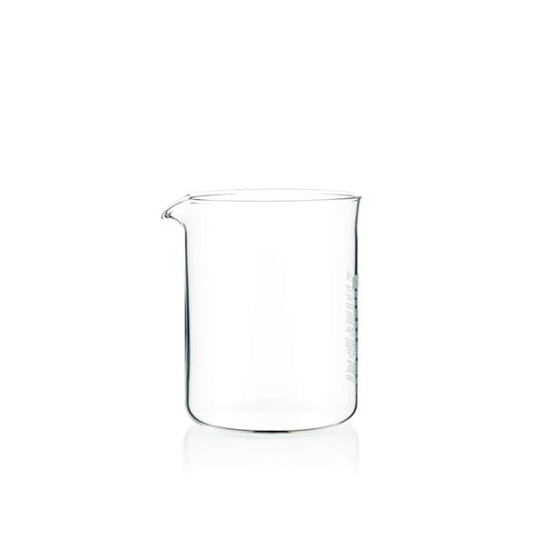 Bodum 1504-10 Coffee Press Beaker, Glass - 4 Cup, Transparent