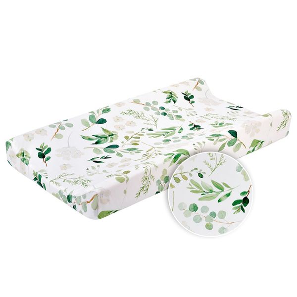 Baby Floral Diaper Changing Pad Cover Cradle Mattress Sheets, Changing Table Cover Changing Mat Cover Sheets 32''X 16'' (Cover Only, Pad Not Included)