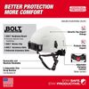 Milwaukee Bolt Ratchet Type II Class C Safety Helmet Black Vented