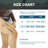 BESKEY Knee Support (Pair) Anti Slip Knee Brace Elastic Breathable Knee Compression Sleeve Help Joint Pain Relief for Arthritic Sufferer and Recovery from Injuries Fit for Sports (L, Black)