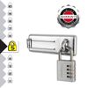 Master Lock 7640704EURD Pack Including Door Hasp and Combination Padlock
