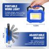 WORKPRO LED Work Light, Rechargeable Magnetic Work Lights with Stand 4 Modes