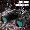 100X180 Binoculars Day Night Vision Auto Focus High Power Waterproof+ Case