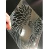 Angel Wings Stencil | Memory Wings Stencil | Wings Stencil | Large Angel Wings |