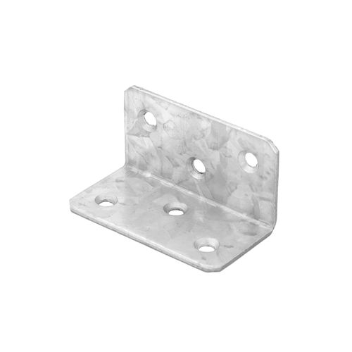 20 Pcs mBracket L Right Angle Bracket,High Zinc Metal Joint Corner Brace, Countersunk Holes Design for Wood Shelves, Furniture, Steel Pipe Connections 2.36"x1.26"x1.26" 14Ga 2mm