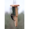 Kettle Moraine Cedar Single Cake Tail Prop Suet Bird Feeder with Hanging Cable