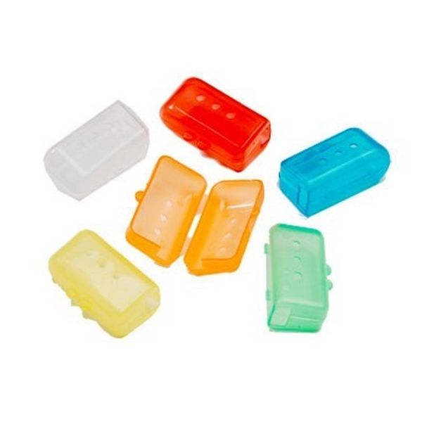 Box of 144 Plak Smacker Rectangle Snap Toothbrush Covers