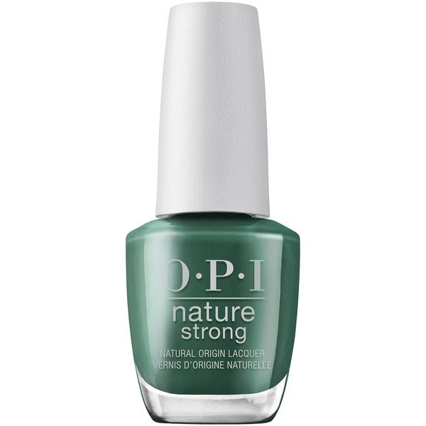 OPI Nature Strong Nail Polish Quick Dry Vegan Nail Varnish with Long-Lasting Results, Made with Natural Ingredients, Leaf by Example 15ml