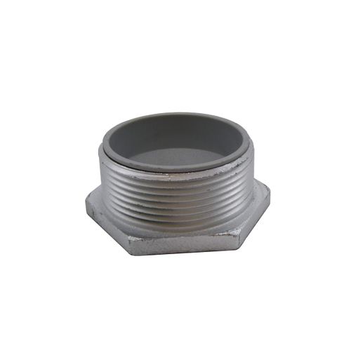 COREX 2 1/2" Insulated Malleable Iron Chase Nipple - Rigid/IMC Conduit Fitting - 1-Pack
