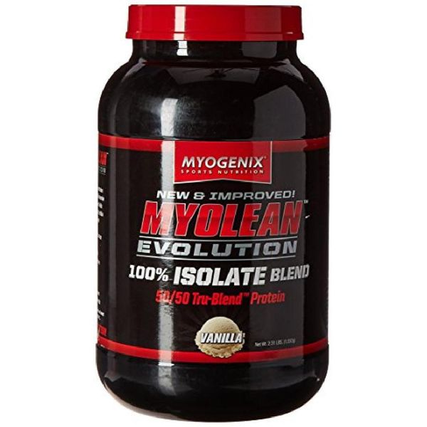 HK Mall Myogenix Myolean Evolution Isolate Powder Vanilla Cream 2.31 lbs, 2.31 lbs (1 Pack)