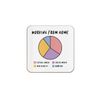 The Victorian Printing Co - Working From Home - Funny Single Coaster