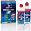 Clear Care plus Cleaning Solution with Lens Case (2-Pack,12 Oz)
