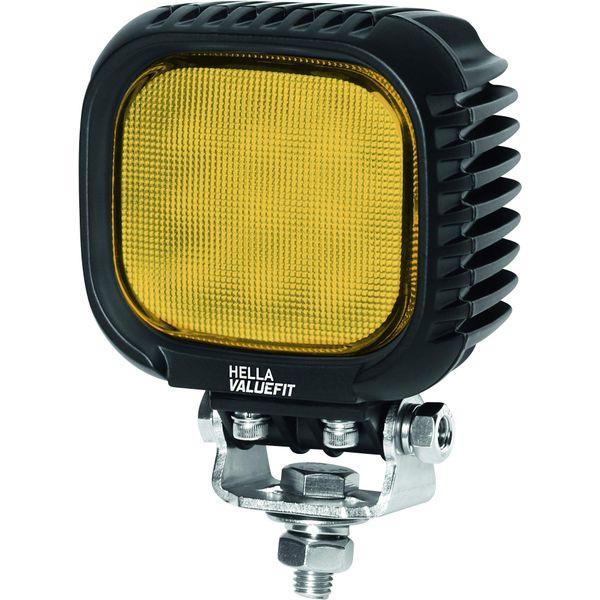 HELLA Valuefit S3000 LED Arbeitsscheinwerfer 12V - 24V 3000 echte Lumen Wasserdicht LED Gelb Nebelscheinwerfer: Nahfeldausleuchtung Offroad LED Scheinwerfer für Traktor SUV UTV ATV - 1GA 357 109-022