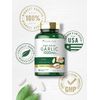 Garlic Supplement | High Allicin 1000mg | 180 Caplets | Odorless | by Carlyle