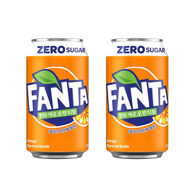 (Official) Fanta Orange Zero CAN 355ml 24 units