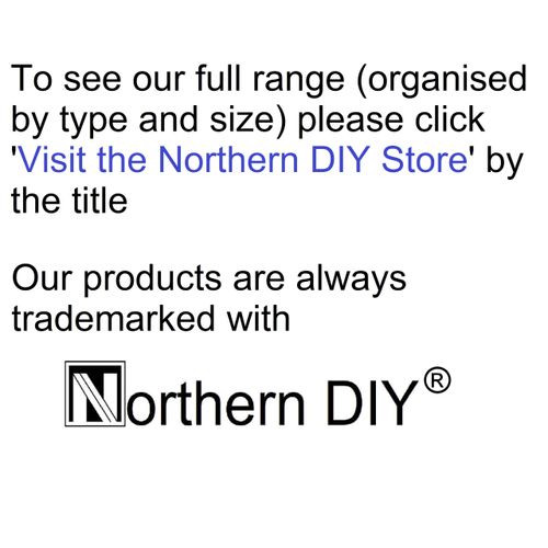 Northern DIY Nylon Washers for Door Handles - 2 Sizes (Pack of 20)