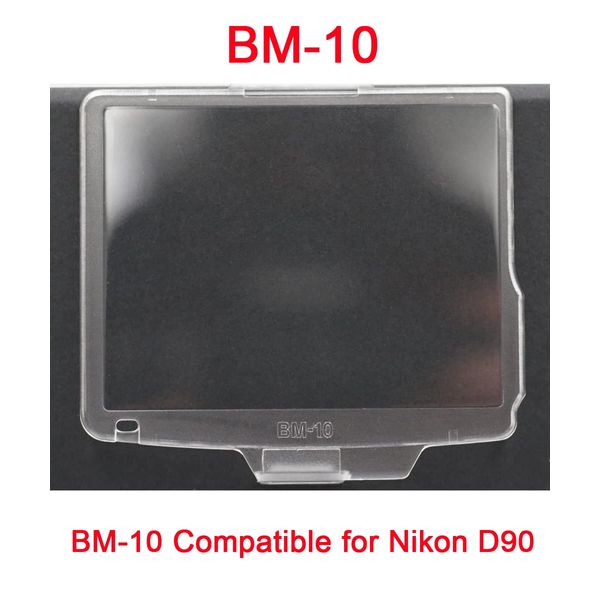 D90 LCD Screen Protective Cover for Nikon D90 SLR Camera (2 Pack), FANZR Transparent ABS Screen Protector, Replace BM-10