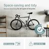 Bike Wall Mount Pedal Hook for E-Bikes, MTB & Road - Bicycle Wall Mount with Sup