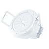 Construct Pro Speedy’Z Mini Spring-Lock Cable Pass-Through Port – White, 1.5” Outer / 1” Inner Diameter