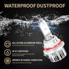 Lasfit 9007 LED Headlight Bulbs Conversion Kit High Low Beam 6000K Super White