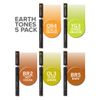 Chameleon Earth Tones 5 Pen Set