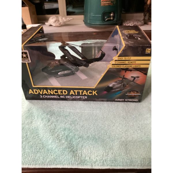 US ARMY STRONG ADVANCED ATTACK 3 CHAN. RC HELICOPTER