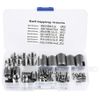 50pcs Threaded Inserts 302 Stainless Steel Internal Thread Self-Tapping Thread Insert Set Thread Reinforcement Repair Tool