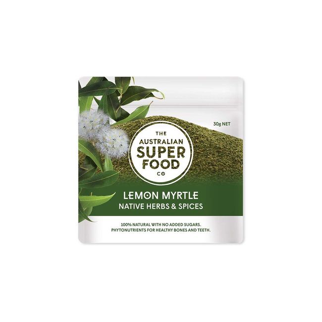 The Australian Superfood Co Ground Lemon Myrtle- Purest Source World’s Richest Natural Source of Health Nourishment - Pack of 20 Gram