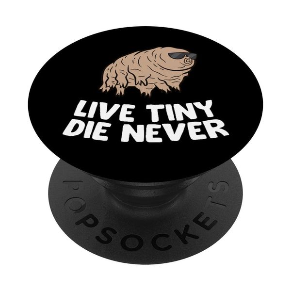 Water Bear Live Tiny The Never Science Tardigrade PopSockets with Interchangeable PopGrip