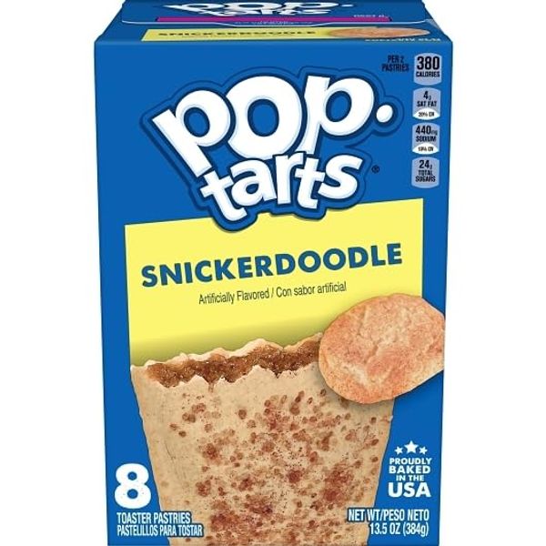 Pop Tarts Frosted Toaster Pastries, Snickerdoodle, Cookies & Creme, Frosted Chocolate Fudge, Brown Cinnamon Sugar, and Smores, 13.5 Ounce (Pack of 5) - with Two Make Your Day Lollipops