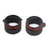sourcingmap Pair Black Plastic Auto Car Headlight Bulb Base Holder Adapter