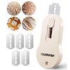 Bread Lame Dough Scoring Tool with Extractable & Magnetic - Sourdough Scoring Tool - Sourdough Bread Baking - Bread Scoring Tool - Scoring Patterns Booklet Includes 5 Bread Razor Blades (Cream)