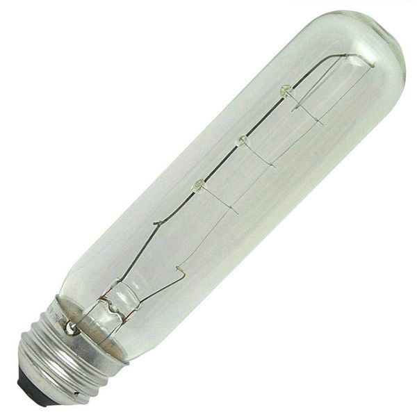 GE 14880 - 25T10 Clear Tubular Picture Light Bulb