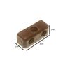 10 x Cabinet/Furniture Modesty Connector Blocks Brown