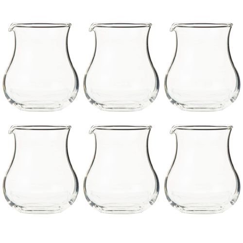 Toyo Sasaki Glass Pitcher, Syrup Pitcher, Clear, 2.8 fl oz (80 ml), Set of 6 TS44028