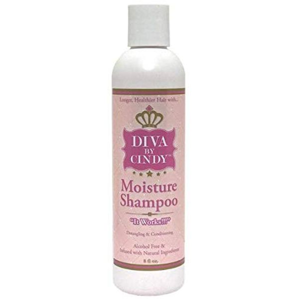 DIVA BY CINDY Sulfate Free Moisture Shampoo 8 oz