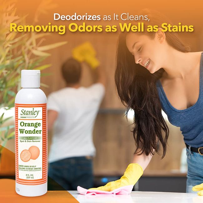 Stanley Orange Wonder All-Purpose Spot and Stain Remover - Eco-Friendly 8 oz.