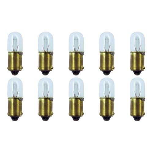 CEC Industries #1828 Bulbs, 37.5 V, 1.875 W, BA9s Base, T-3.25 shape (Box of 10)