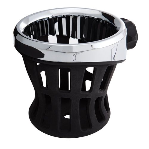Ciro 50414 Drink Holder (Chrome Mount For Harley-Davidson Models)