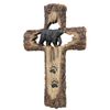 BLACK FOREST DECOR Bear Tracks Wall Cross