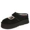 UGG Women's Bea Mary Jane Slipper, Black, 9