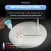 Bevansol Stainless Steel Pour Over Coffee Maker, Adjustable Stand, Double-layer Filter