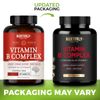 NURTURLY Vitamin B Complex - Energy, Immunity & Mood Support, 90 Tablets