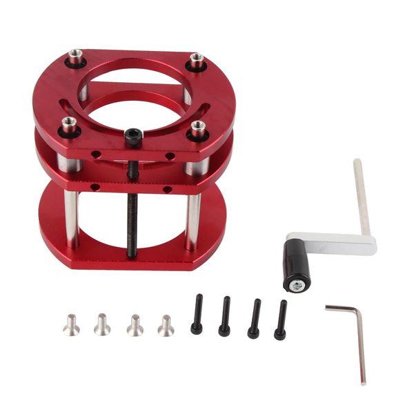 Router Lift, Präzise Router Lift System für 64-66mm Durchmesser Motor, Router Tabelle einfügen Platte Lift Base Support Maximum Lift 51mm für DIY, Holzbearbeitung, Gravur